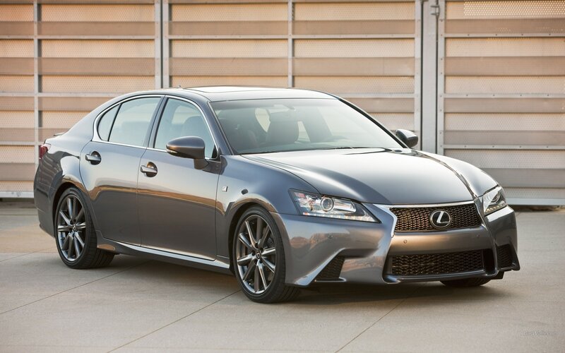 Gray Lexus GS sedan