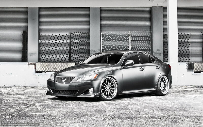 Gray Lexus Sedan — Dramatic