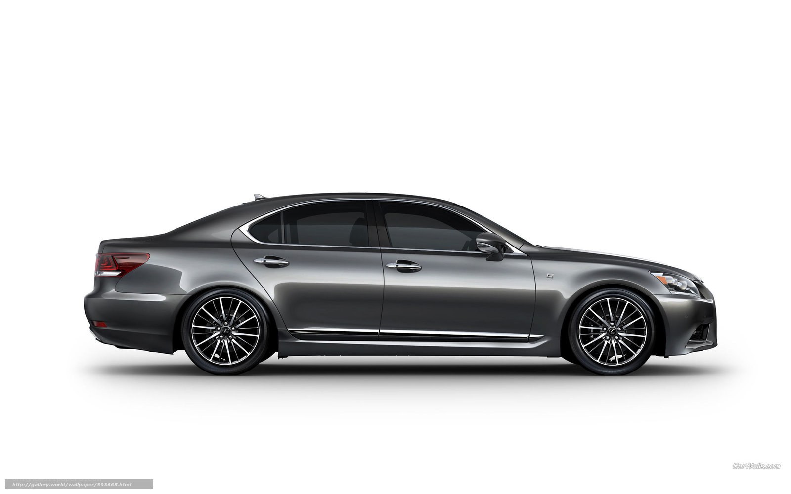 gray lexus sedan side view
