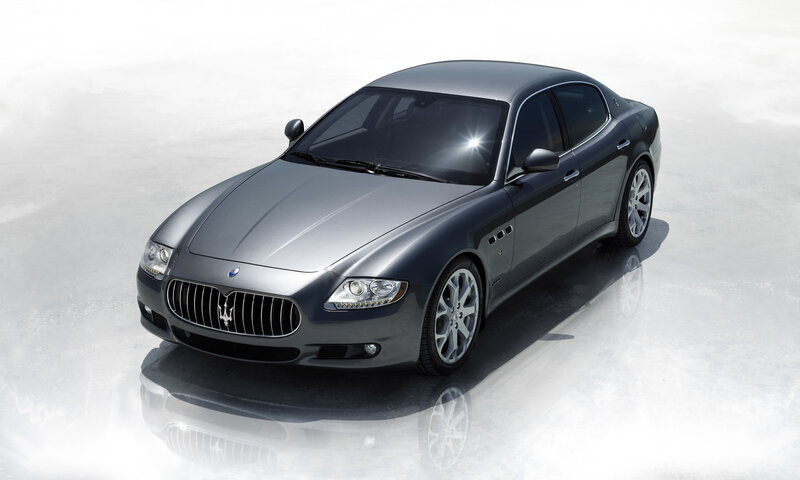Gray Maserati Sedan
