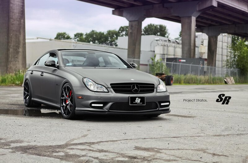 gray matte Mercedes-Benz CLS63
