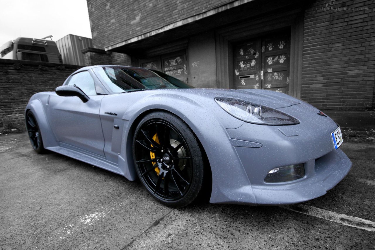 gray matte sports car