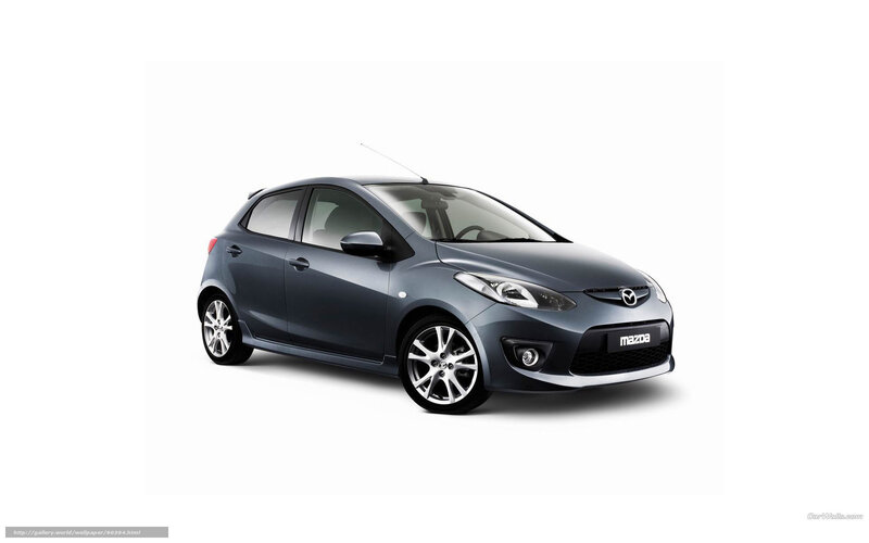 Gray Mazda 2 Hatchback