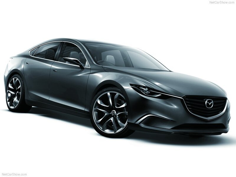 Gray Mazda Concept Car