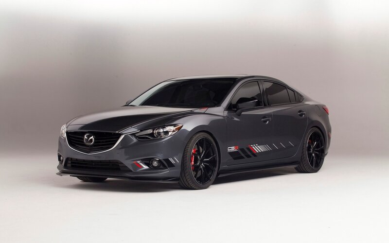 Gray Mazda Sedan — Neutral