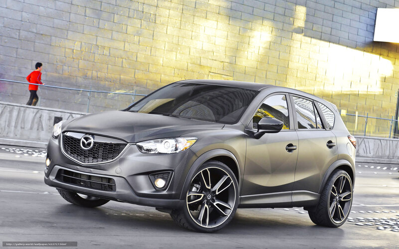 Gray Mazda Suv