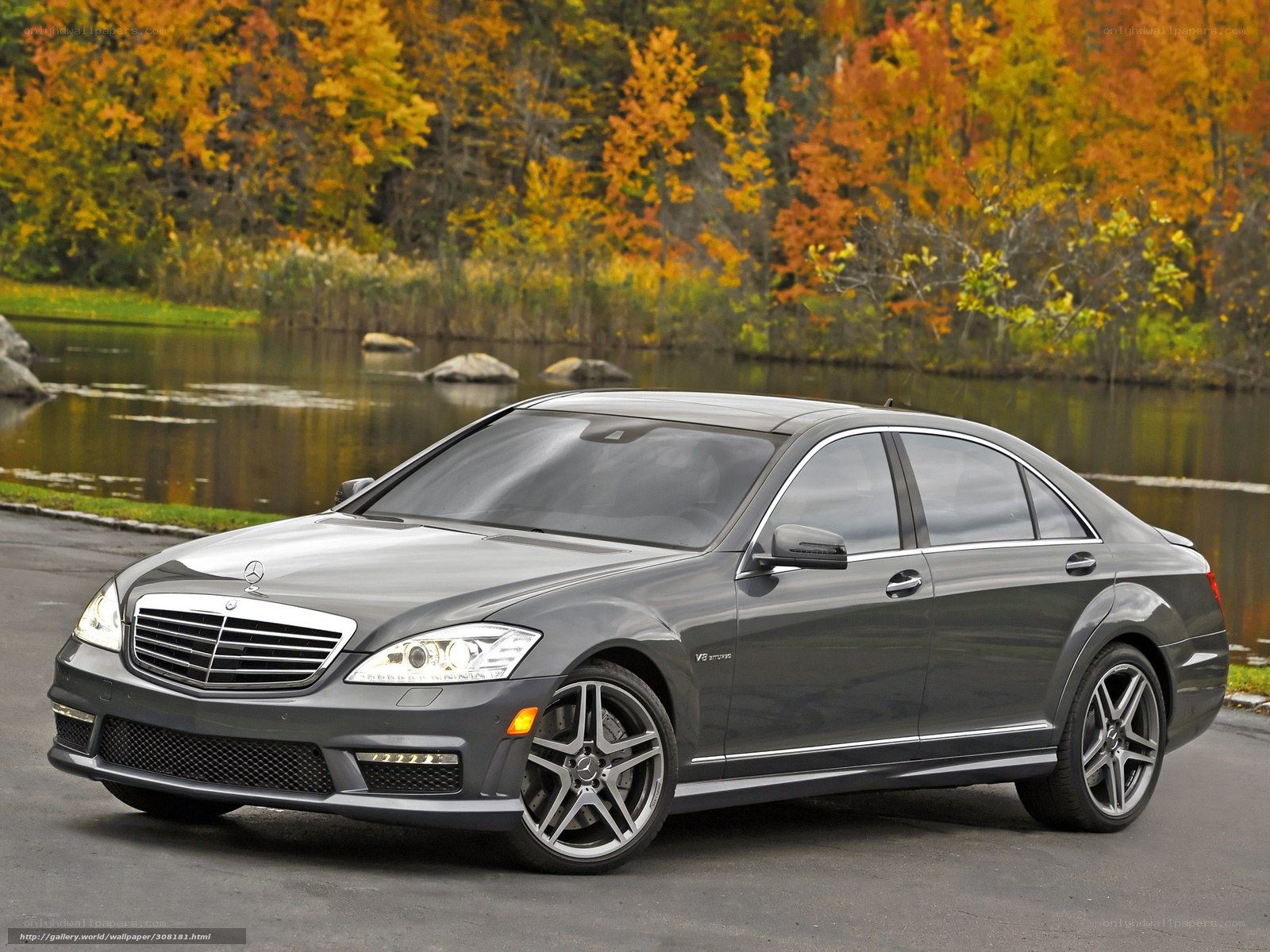Gray Mercedes-Benz S63 AMG