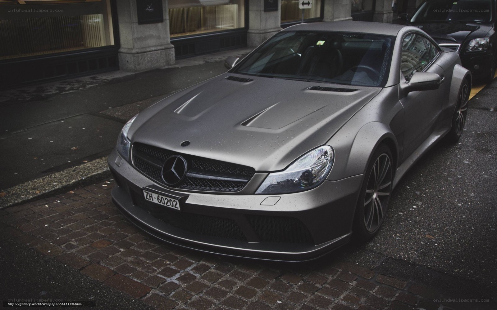 gray mercedes-benz sports car