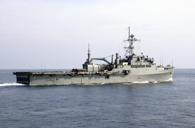Gray Military Ship — Calm