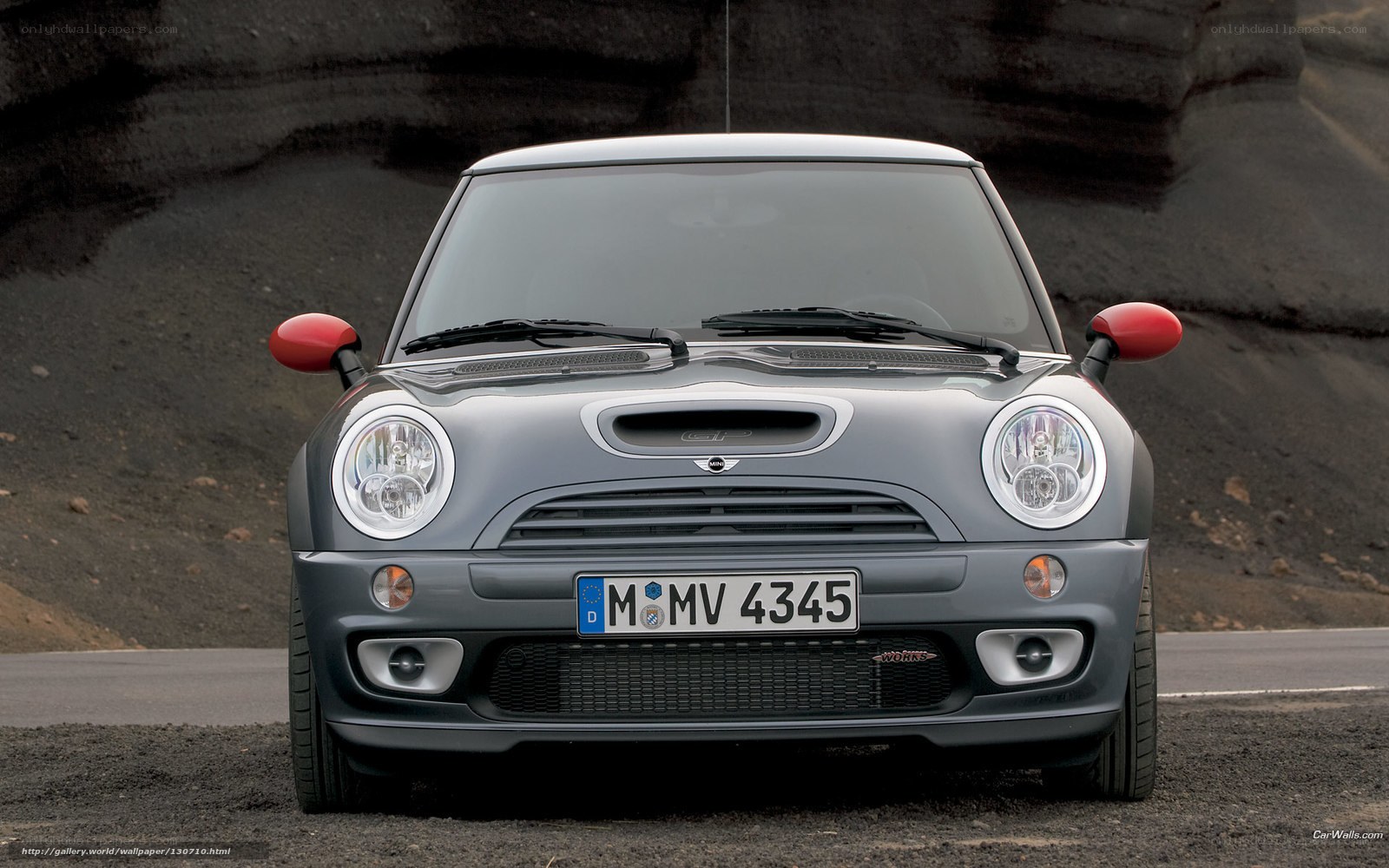 gray mini cooper car