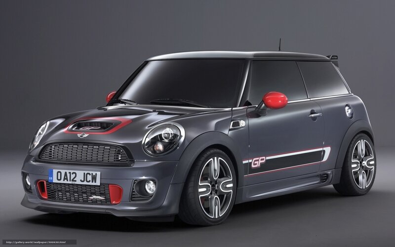 Gray Mini Cooper GP car