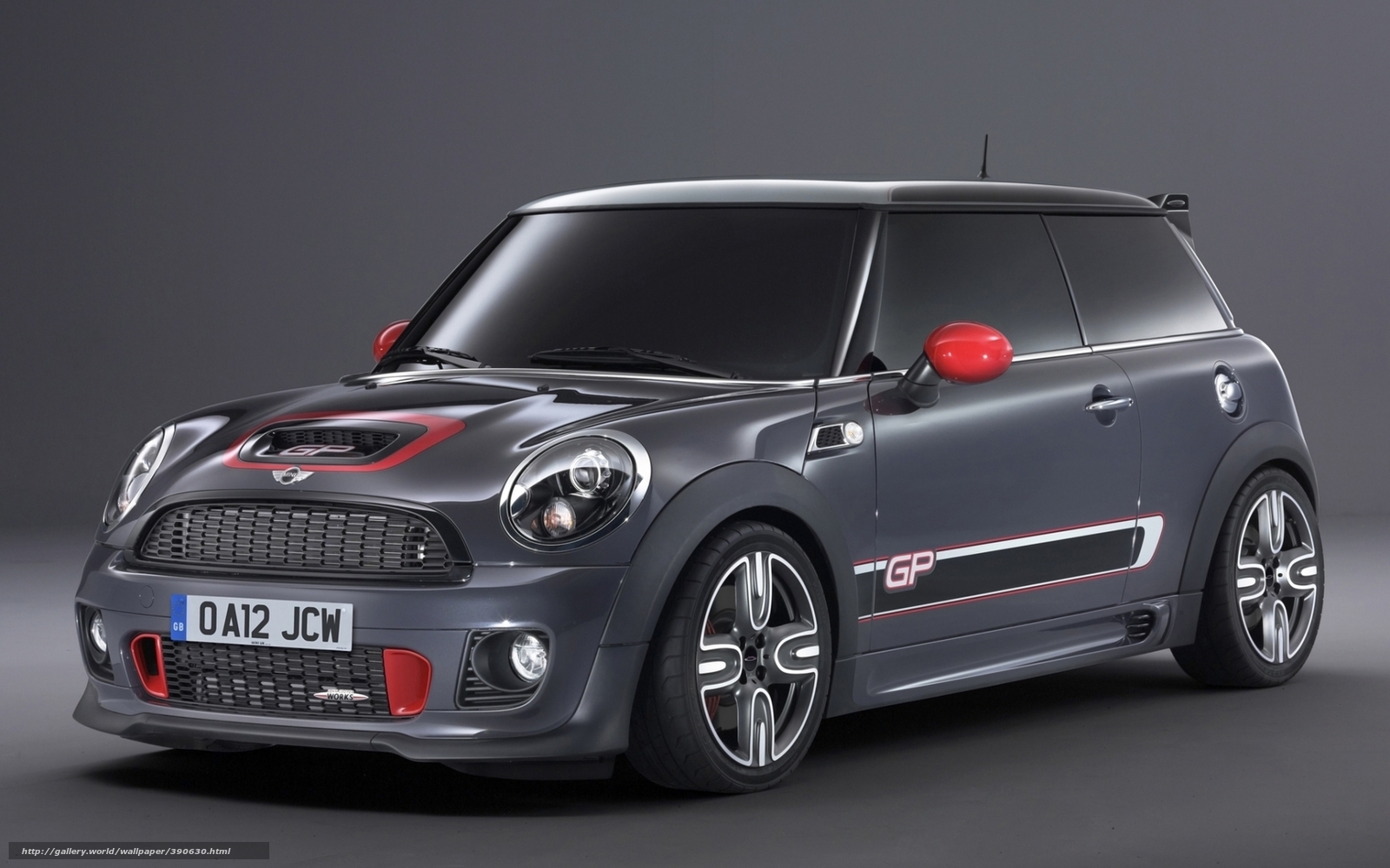 Gray Mini Cooper GP car