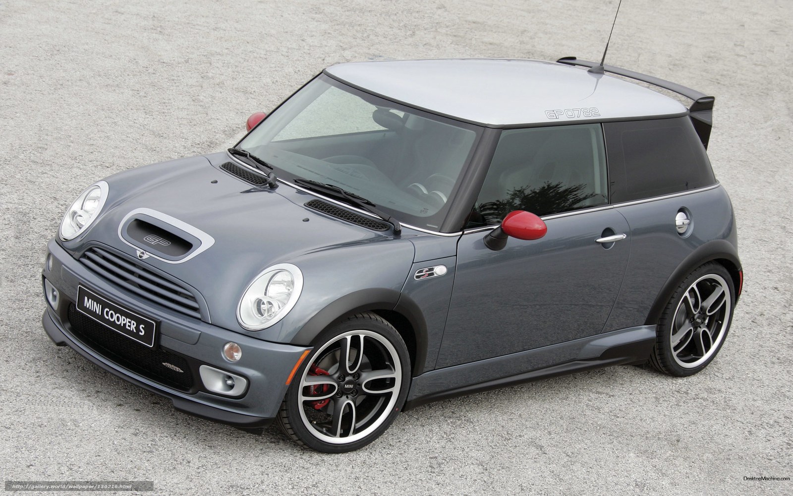 Gray Mini Cooper S car