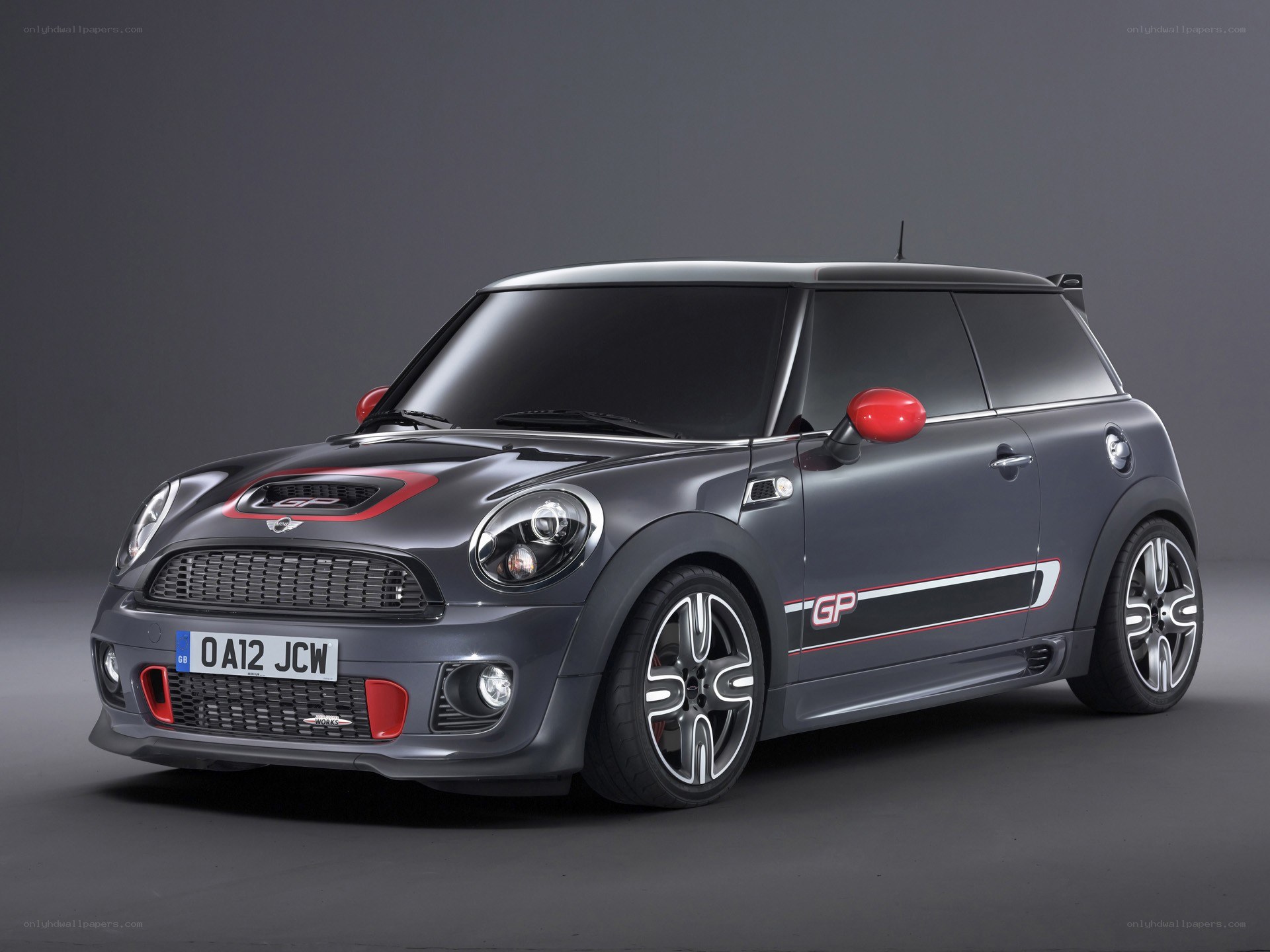 Gray MINI GP car