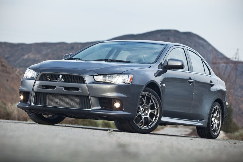 Gray Mitsubishi Lancer — Dramatic, Afternoon, Photograph, Mountains