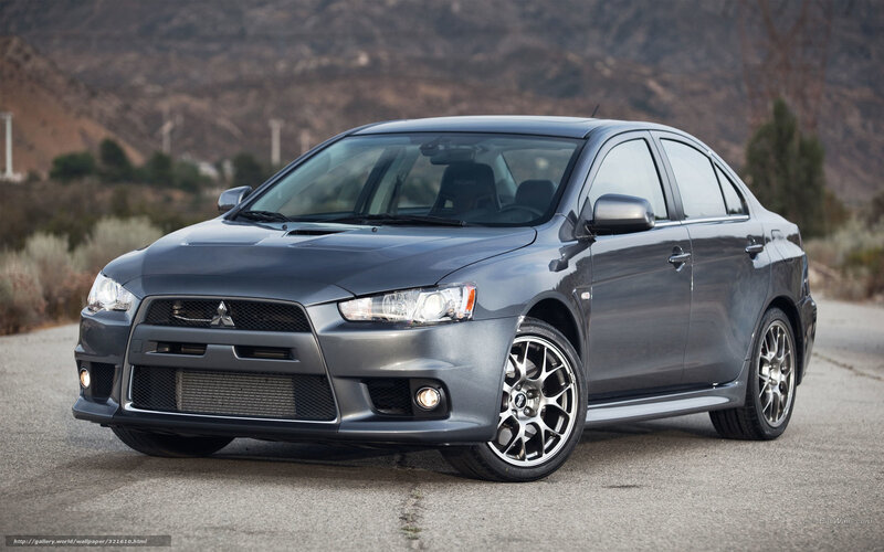 Gray Mitsubishi Lancer — Dramatic