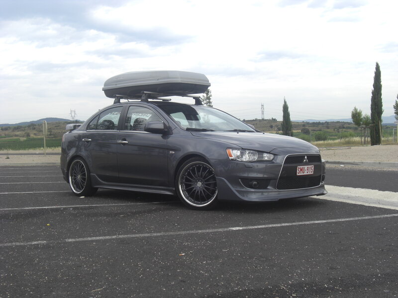 Gray Mitsubishi Lancer — Neutral, Afternoon