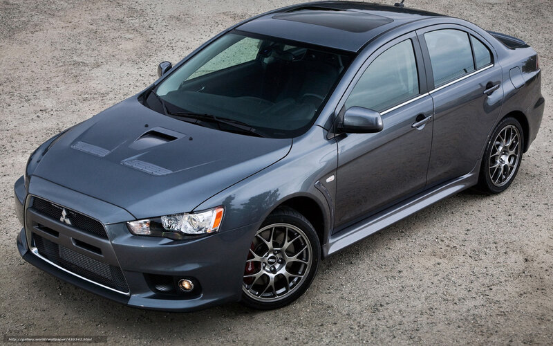 Gray Mitsubishi Lancer — Neutral, Photograph, Car