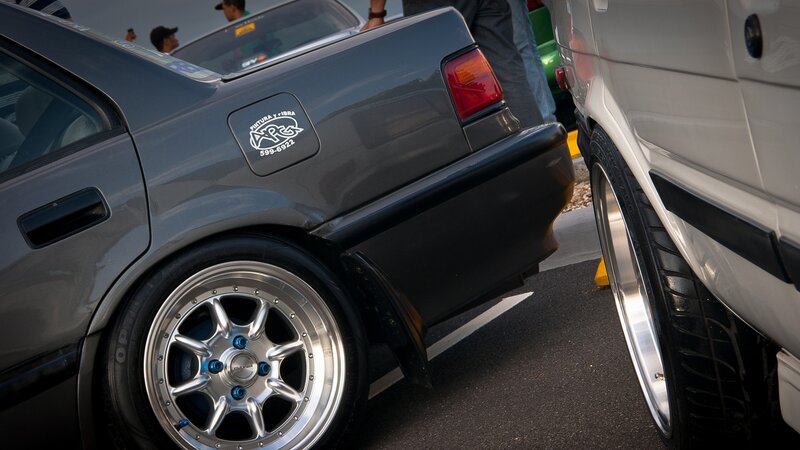 Gray Modified Car — Calm, Afternoon