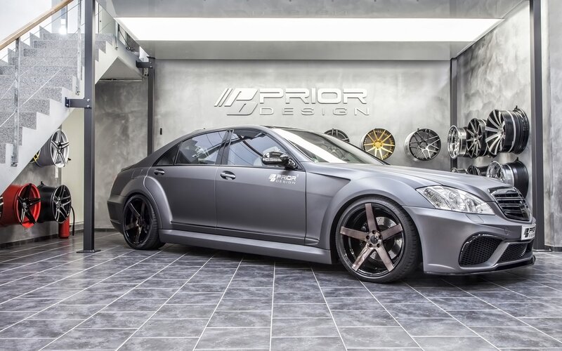 Gray Modified Sedan Car