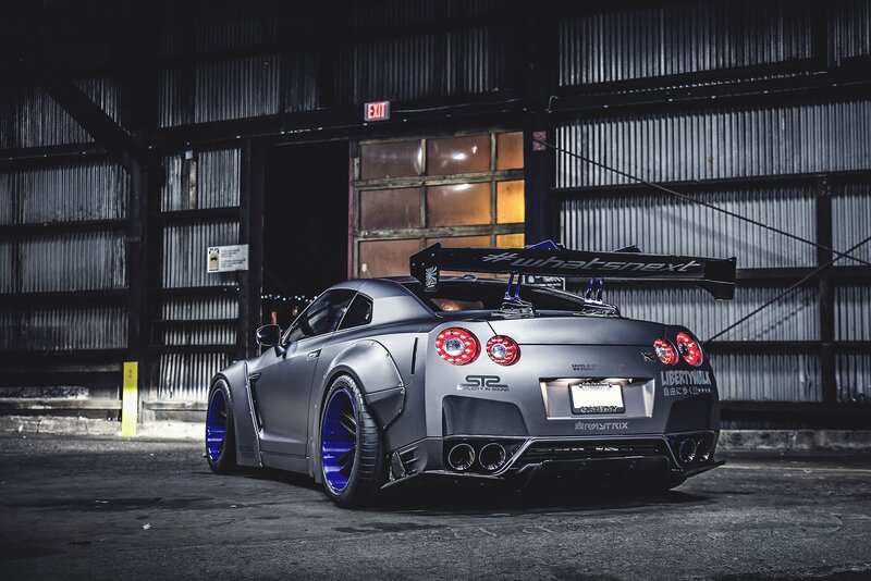 Gray Modified Sports Car — Dramatic