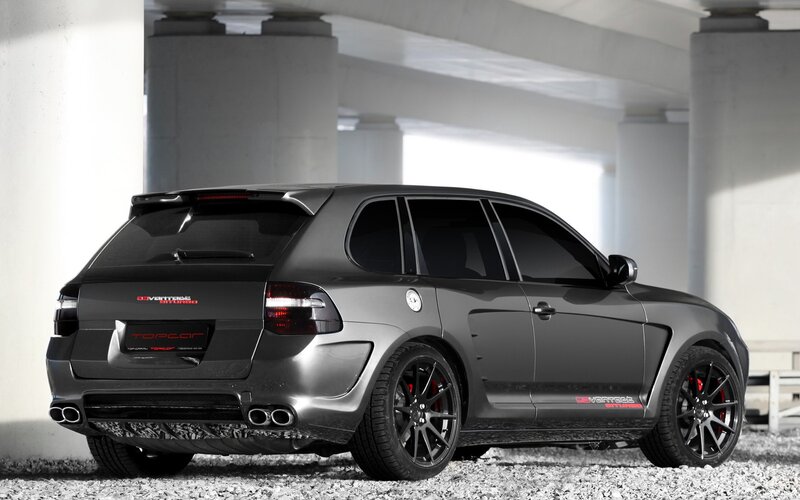 Gray Modified SUV — Dramatic, Photograph, Car, Gravel