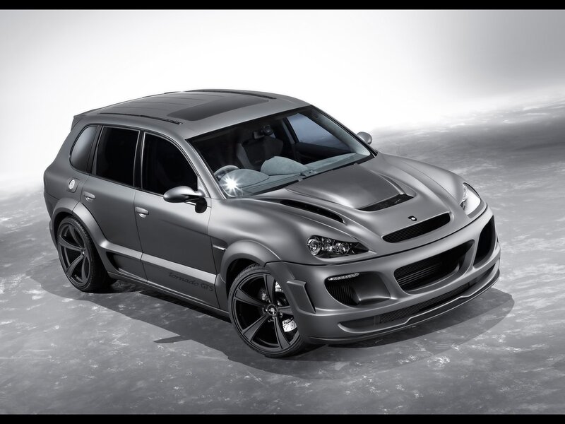 Gray Modified SUV — Dramatic, Photograph, Car, Wheels