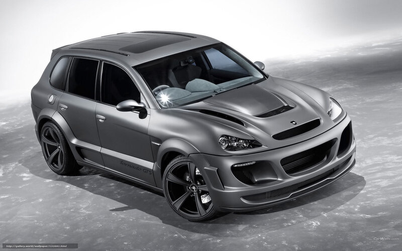 Gray Modified SUV — Dramatic, Photograph