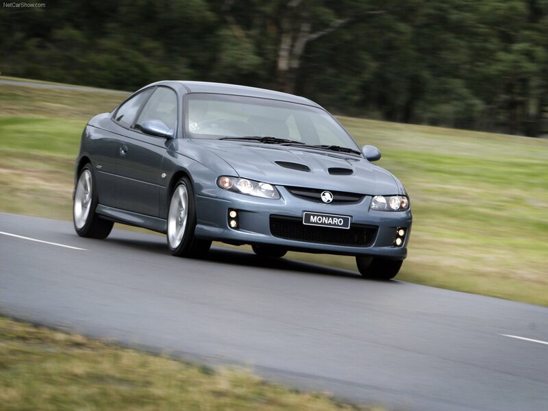 Gray Monaro on a road