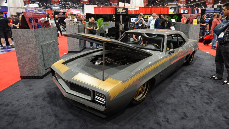 Gray Muscle Car — Busy