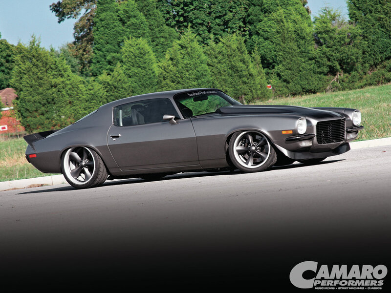 Gray Muscle Car — Calm, Afternoon, Photograph