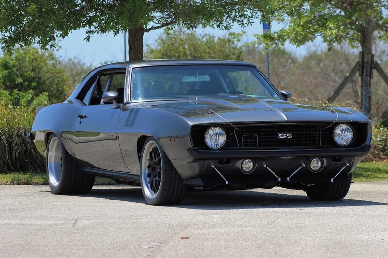 Gray Muscle Car — Calm, Afternoon, Photograph, Tree