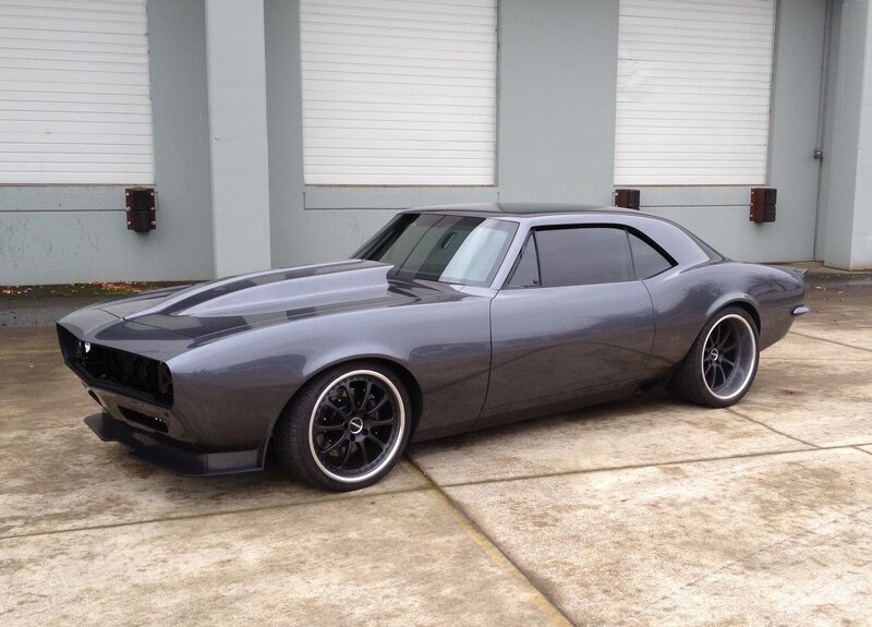 Gray Muscle Car — Calm, Photograph