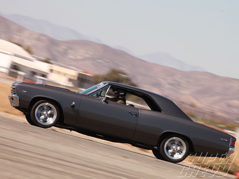 Gray Muscle Car — Dynamic