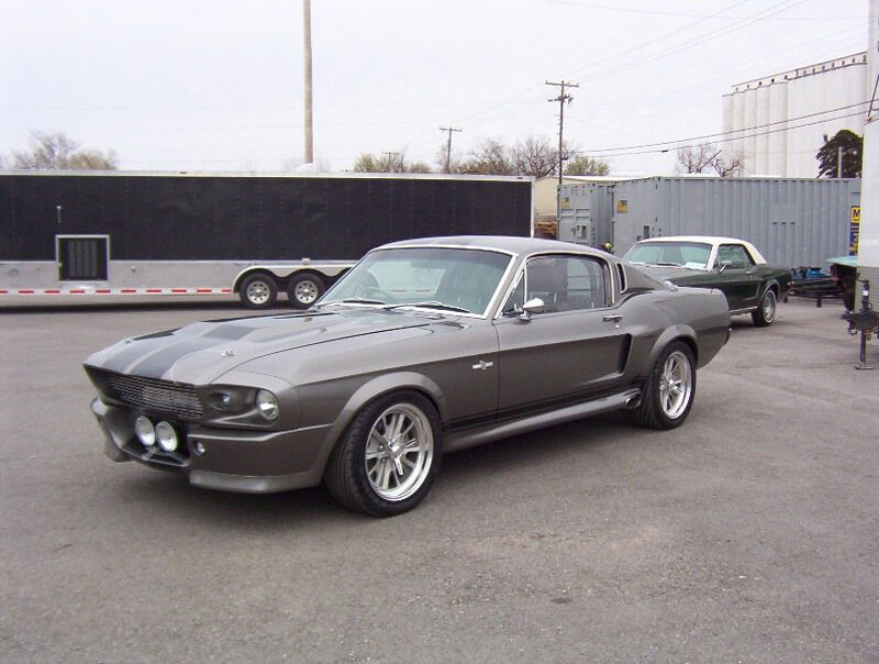 Gray Muscle Car — Industrial