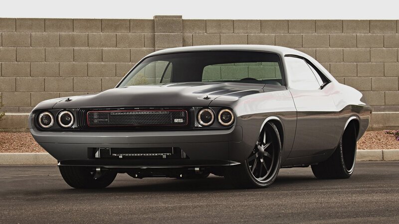 Gray Muscle Car — Neutral, Afternoon