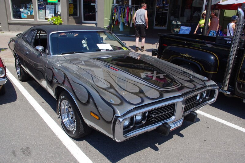 Gray Muscle Car — Outdoor