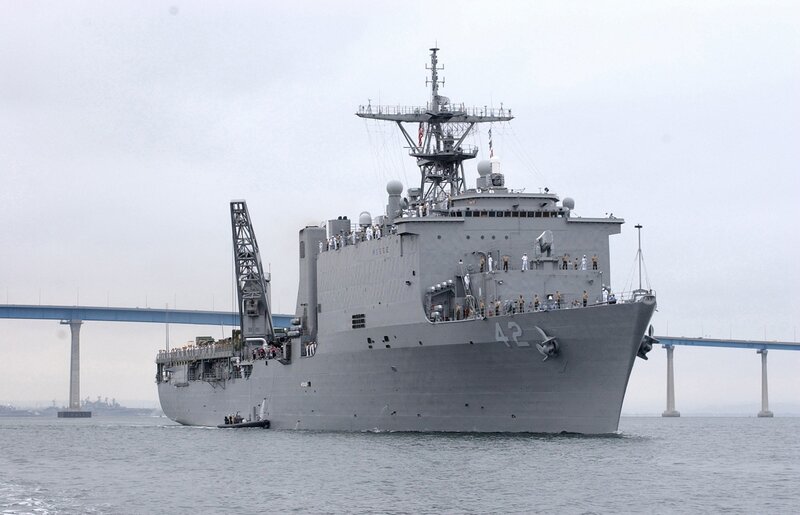 Gray Naval Ship — Calm