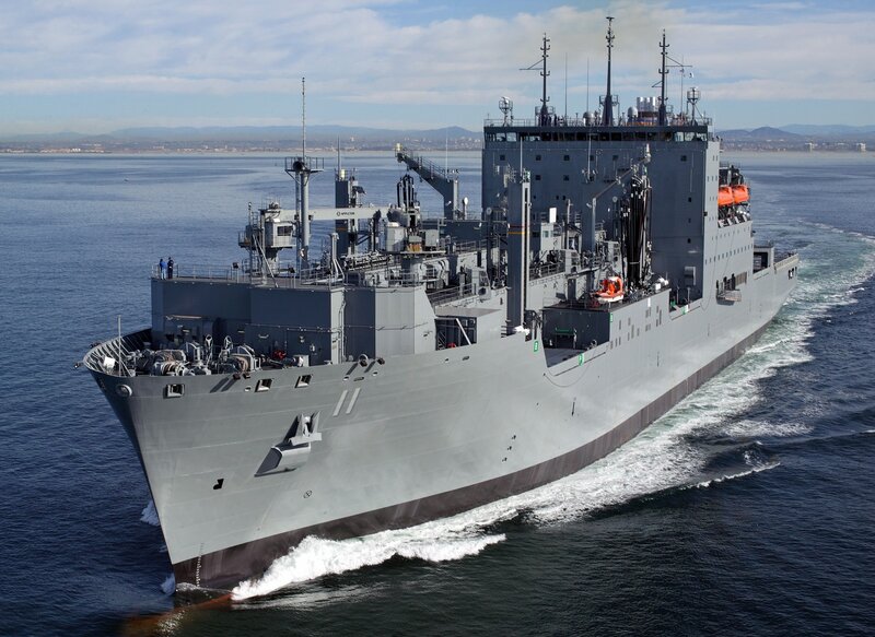 Gray Naval Ship