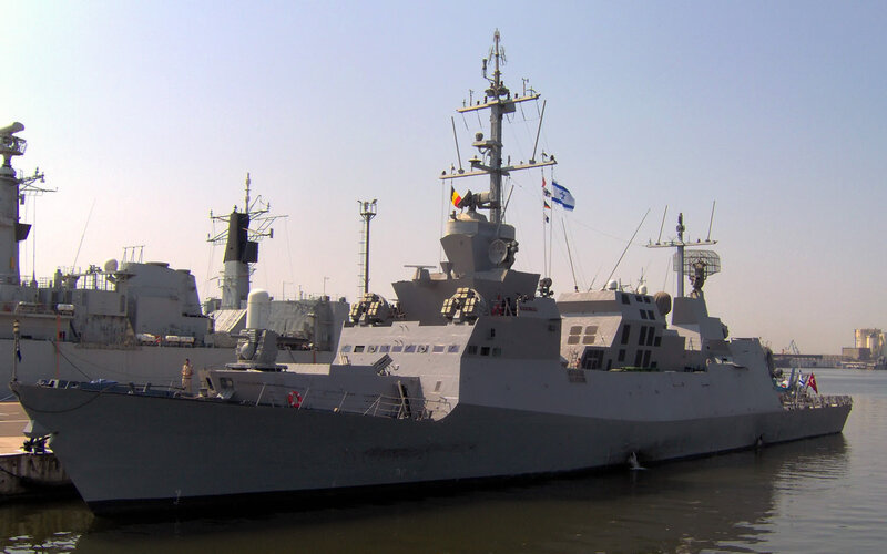 Gray Naval Warship — Calm, Afternoon