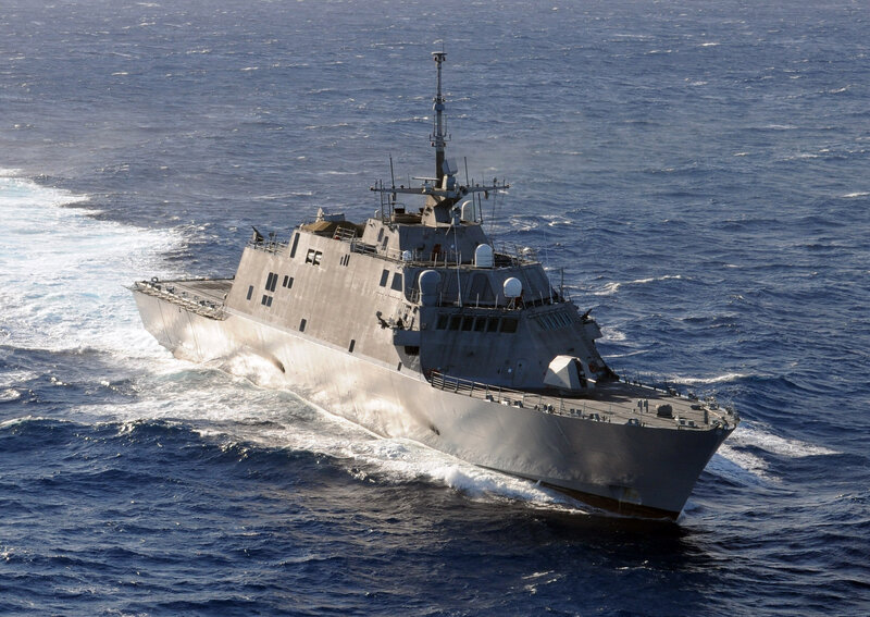 Gray Naval Warship — Dynamic