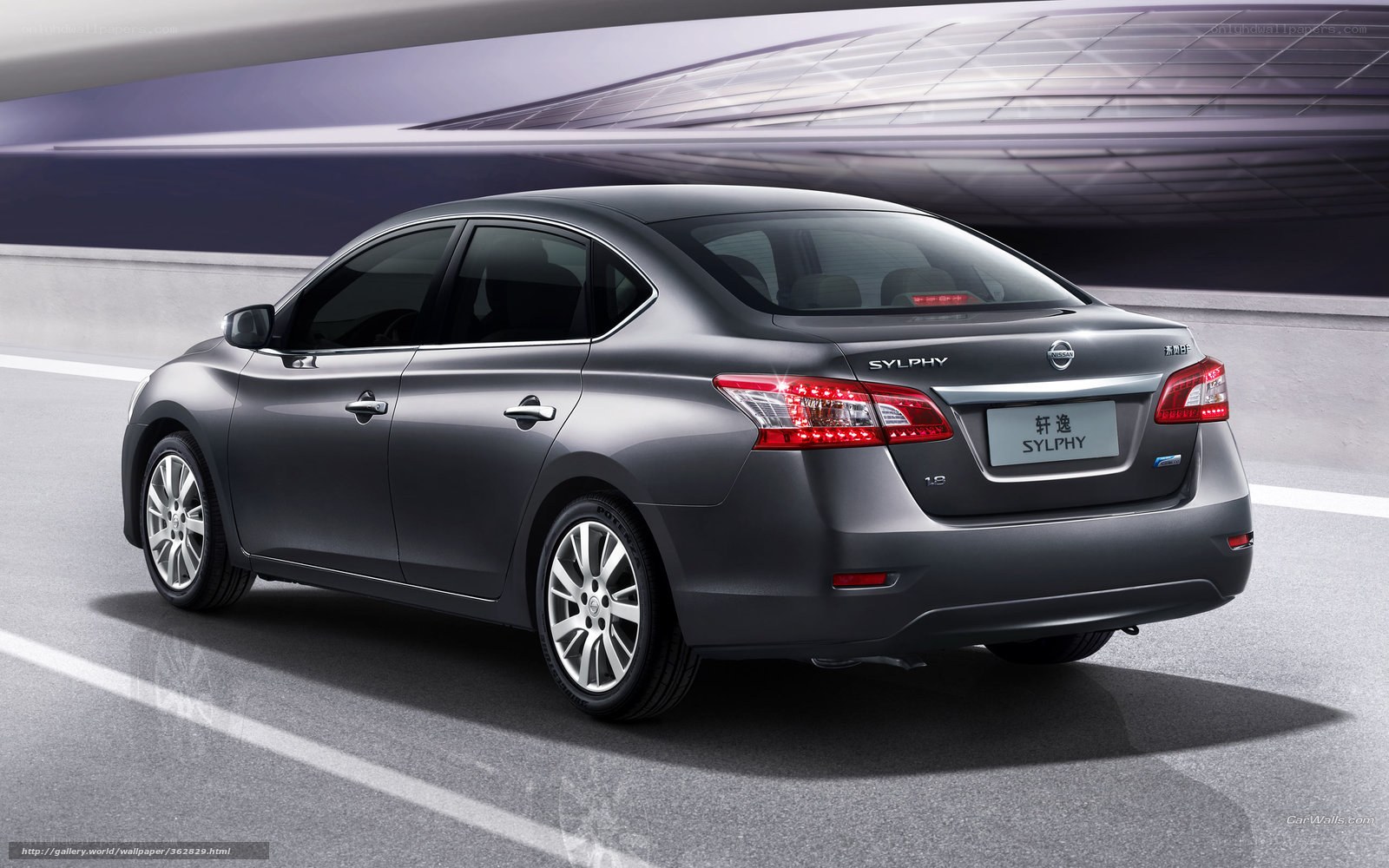 Gray Nissan Sylphy sedan