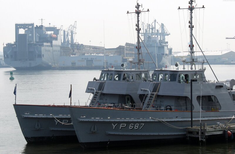 Gray Patrol Boats