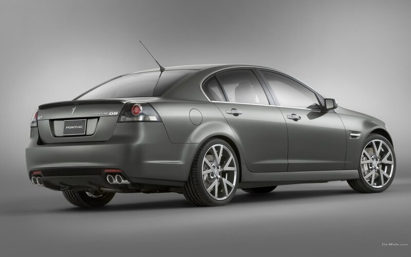 Gray Pontiac G8 Sedan — Neutral, Photograph, Car, Wheels