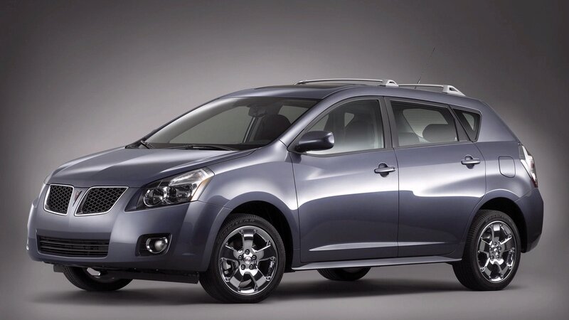 gray pontiac vibe hatchback