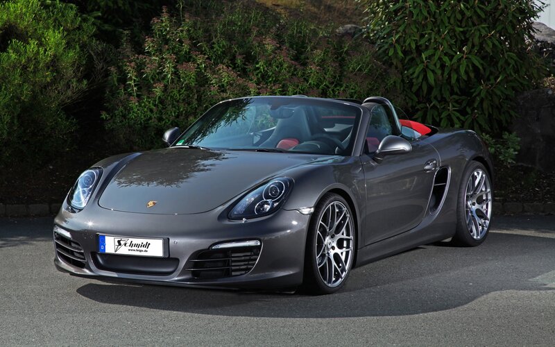Gray Porsche Boxster