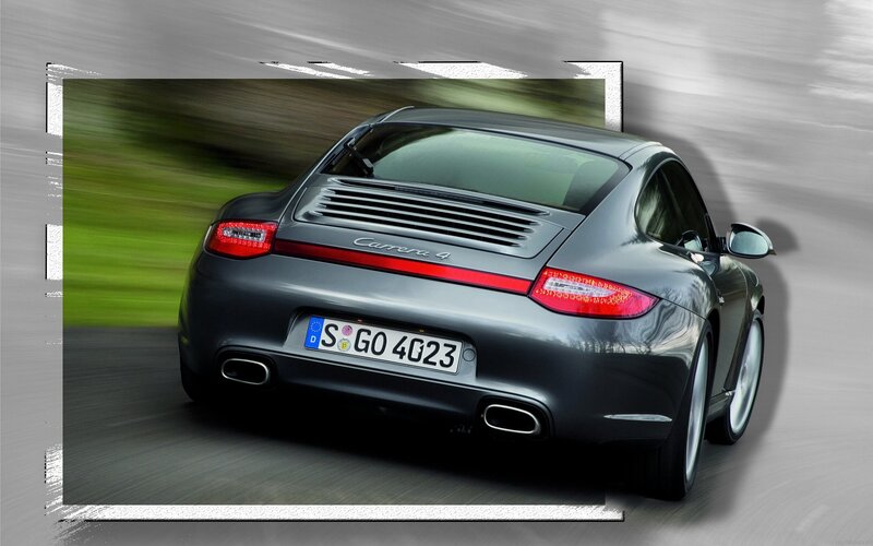 Gray Porsche Carrera