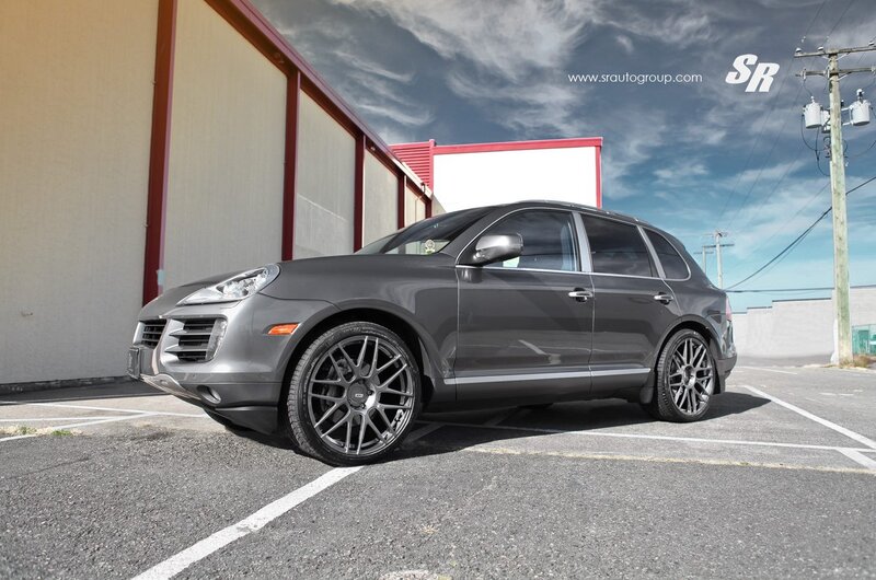 gray porsche cayenne parked