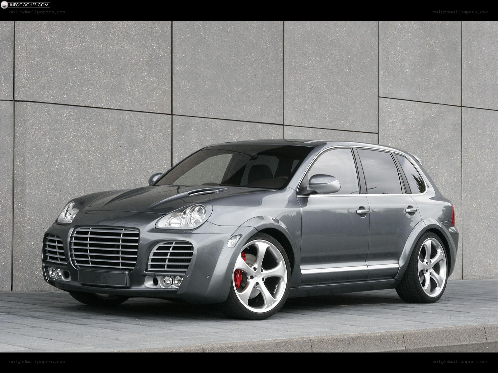 gray porsche cayenne suv