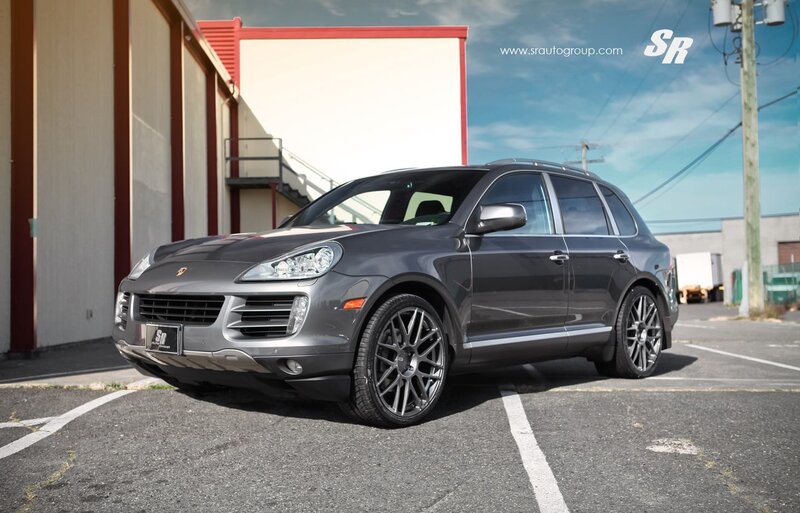 Gray Porsche Cayenne